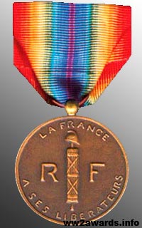 photograph of the Medal of Liberated France