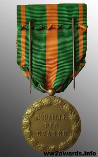 Photograph of the Medal for Escape from Captivity