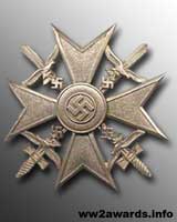 Silver Spanish Cross with Swords photo