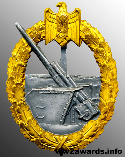 navigation artillery breast badge photo
