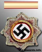 German Cross made of fabric photo