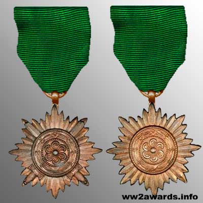 Third Reich Order for Eastern Peoples in Bronze with Swords Photo