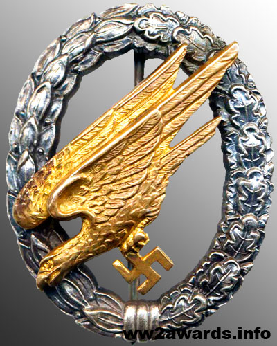 Luftwaffe Paratroopers' Badge photo