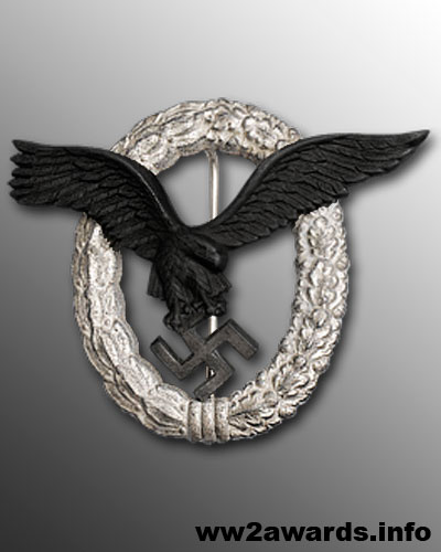 Luftwaffe Pilot Badge Photo