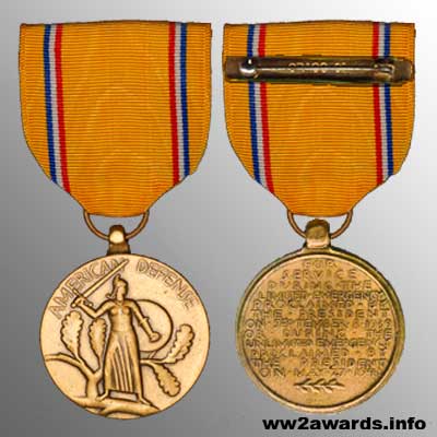 American Defense Service Medal photo