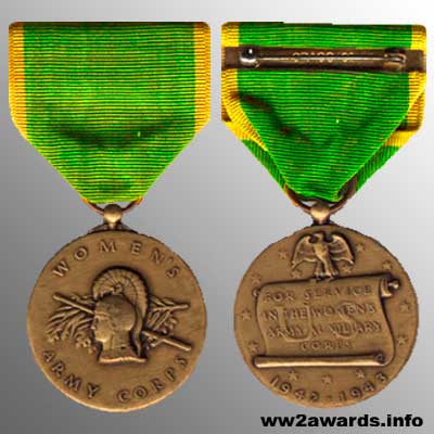 Women's Army Corps Medal photo