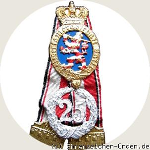 Abzeichen der Kriegerkameradschaft Hassia für 25 Jahre