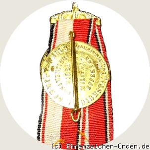 Abzeichen der Kriegerkameradschaft Hassia für 40 Jahre R&uuml;ckseite