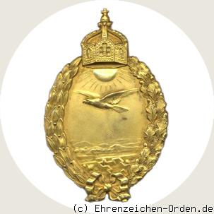 Abzeichen für Marine Flugzeugführer auf Landflugzeugen 1915