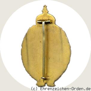 Abzeichen für Marine Flugzeugführer auf Landflugzeugen 1915 R&uuml;ckseite