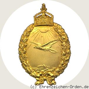 Abzeichen für Marine Flugzeugführer auf Seeflugzeugen 1913