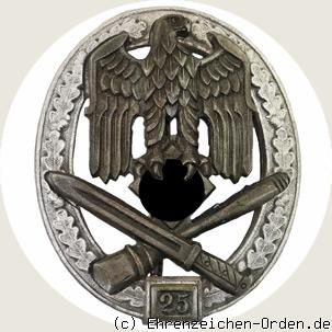 Allgemeines Sturmabzeichen mit Einsatzzahl 25