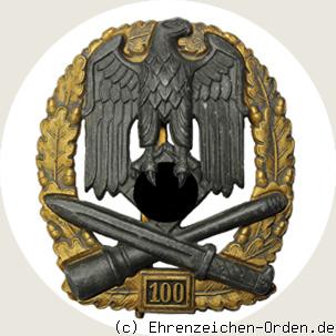 Allgemeines Sturmabzeichen mit Einsatzzahl 100
