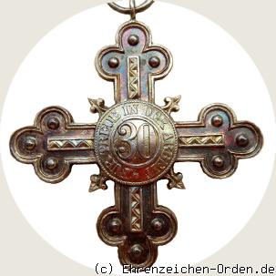 Ehrenauszeichnung für Arbeiter und Dienstboten 30 Jahre