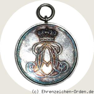 Anerkennungs-Medaille Silber 1892 R&uuml;ckseite