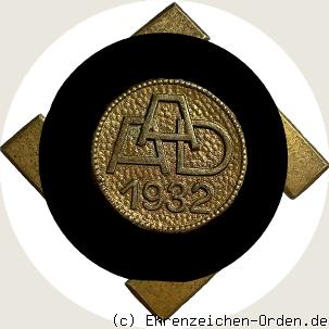 Arbeitsdienst-Erinnerungszeichen in Gold