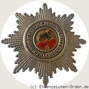 Hausorden Albrecht des Bären brilliantierter Bruststern zum Großkreuz