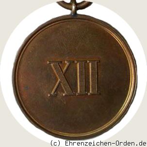 Dienstauszeichnung 2. Klasse für 12 Jahre 1914 R&uuml;ckseite