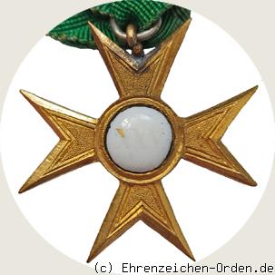 Dienstauszeichnungs-Kreuz für Offiziere R&uuml;ckseite