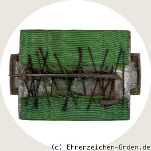 Dienstauszeichnung für 9 Jahre Schnalle 1870 R&uuml;ckseite