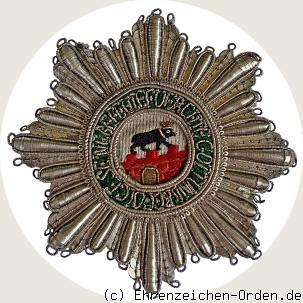 Gestickter Bruststern zum Großkreuz