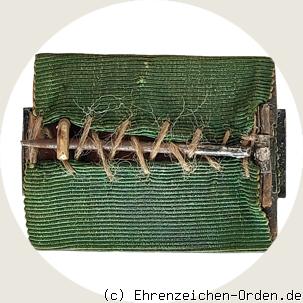 Dienstauszeichnung Schnalle 2.Klasse 1847 Anhalt-Köthen R&uuml;ckseite