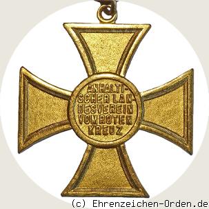 Anhaltischer Landesverein vom Roten Kreuz Ehrenkreuz 3. Klasse R&uuml;ckseite