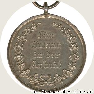 Ehrenzeichen für Treue in der Arbeit R&uuml;ckseite
