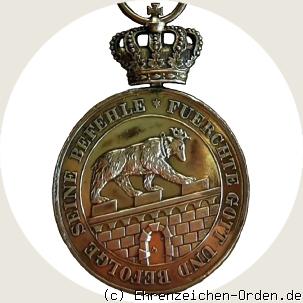 Silberne Verdienstmedaille mit Krone