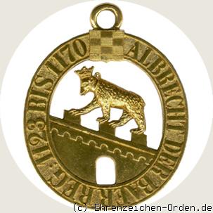 Hausorden Albrecht des Bären Großkreuz R&uuml;ckseite