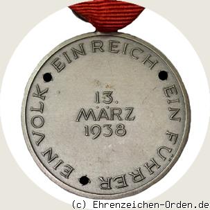 Medaille zur Erinnerung an den 13. März 1938 (Österreich-Medaille) R&uuml;ckseite