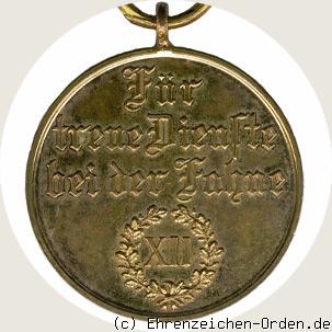 Dienstauszeichnung 2.Klasse 12 Jahre 1913 R&uuml;ckseite