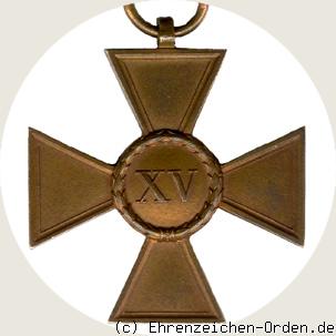 Dienstauszeichnung 1.Klasse für 15 Jahre 1913 R&uuml;ckseite