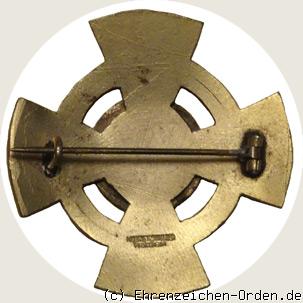 Ehrenzeichen des Badischen Landesvereins vom Roten Kreuz für 40 Jahre R&uuml;ckseite