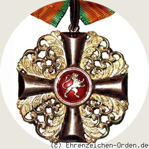 Orden vom Zähringer Löwen Großkreuz R&uuml;ckseite
