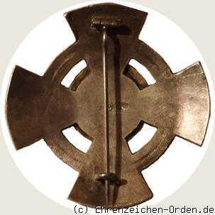 Ehrenzeichen des Badischen Landesvereins vom Roten Kreuz für 25 Jahre R&uuml;ckseite