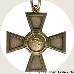 Verdienstkreuz vom Zähringer Löwen 1889 R&uuml;ckseite