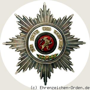 Orden vom Zähringer Löwen Bruststern zum Großkreuz