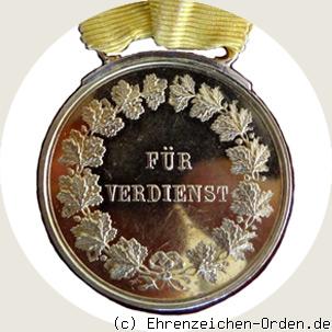 Kleine goldene Verdienstmedaille Friedrich I. 1882 R&uuml;ckseite