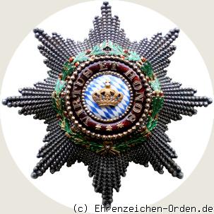 Verdienstorden der Bayerischen Krone Bruststern zum Großkreuz
