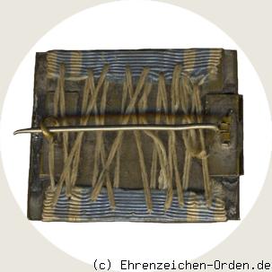 Dienstauszeichnung 3. Klasse für Unteroffiziere Schnalle 1876 R&uuml;ckseite