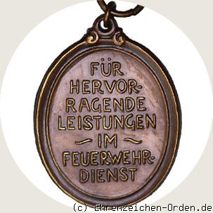 Feuerwehr Ehrenzeichen für hervorragende Leistungen (Freistaat Bayern) R&uuml;ckseite