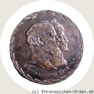 Goldene Hochzeits-Erinnerungsmünze in Eisen