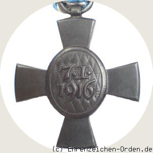 König-Ludwig-Kreuz 1916 R&uuml;ckseite