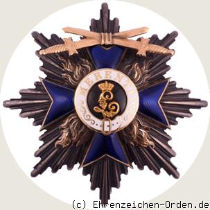 Militär-Verdienstorden Bruststern 1.Klasse mit Schwertern