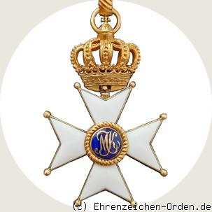 Militär-Max-Joseph-Orden Ritterkreuz R&uuml;ckseite