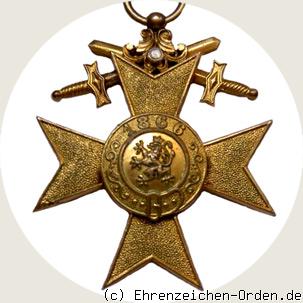 Militärverdienstkreuz 1.Klasse mit Schwertern  (3.Form 1913) R&uuml;ckseite
