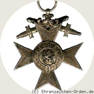 Militärverdienstkreuz 2.Klasse mit Schwertern  (2.Form 1905) R&uuml;ckseite