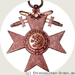 Militärverdienstkreuz 3.Klasse mit Schwertern (3.Form 1913) R&uuml;ckseite