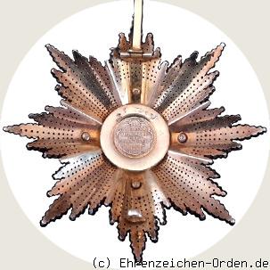 Verdienstorden vom Heiligen Michael  Bruststern zum Grosskreuz R&uuml;ckseite